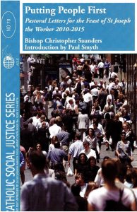 Cover of Catholic Social Justice Series paper No 78, Putting People First: Pastoral Letters for the Feast of St Joseph the Worker 2010-2015.