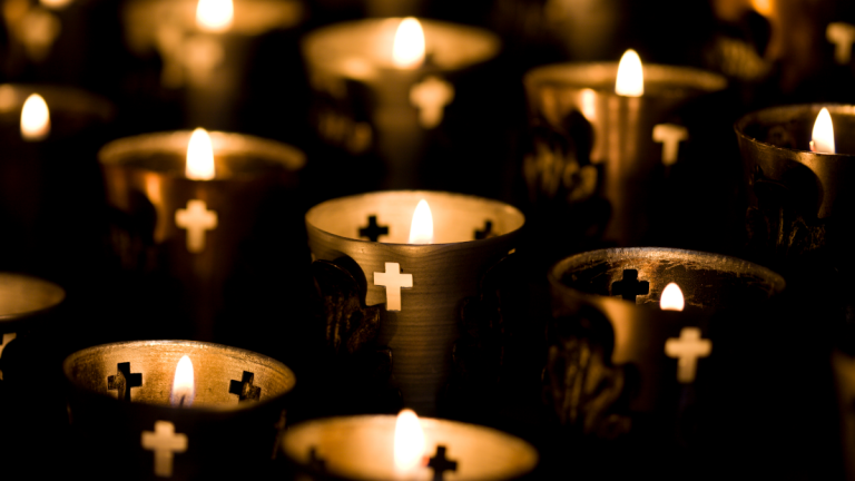 Candles on an Altar