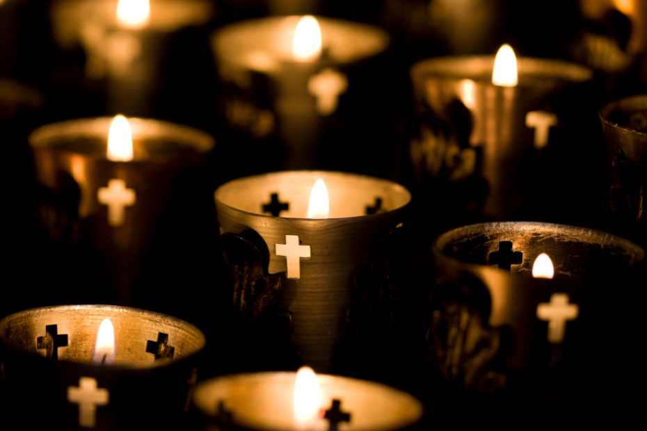 Candles on an Altar