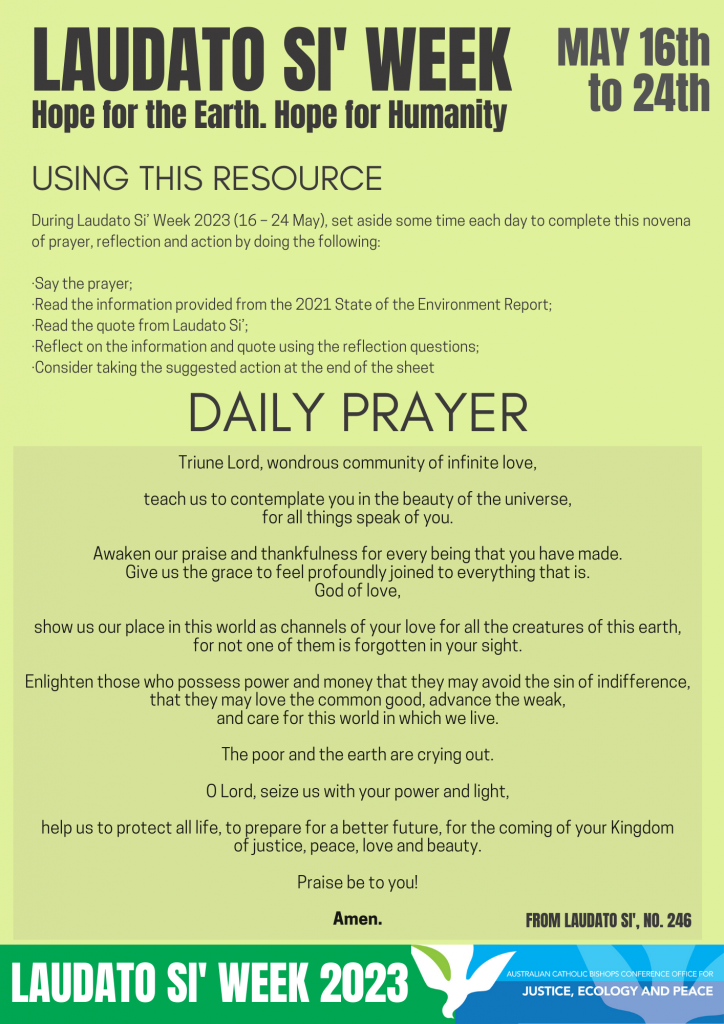 Laudato Si Week Resource Guide