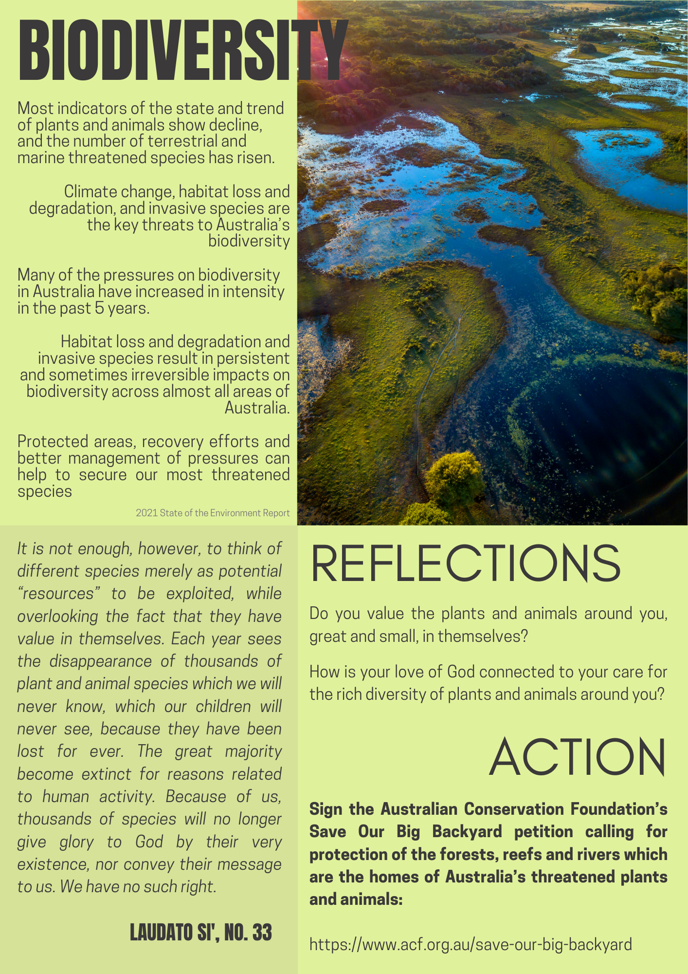 Biodiversity Action Sheet
