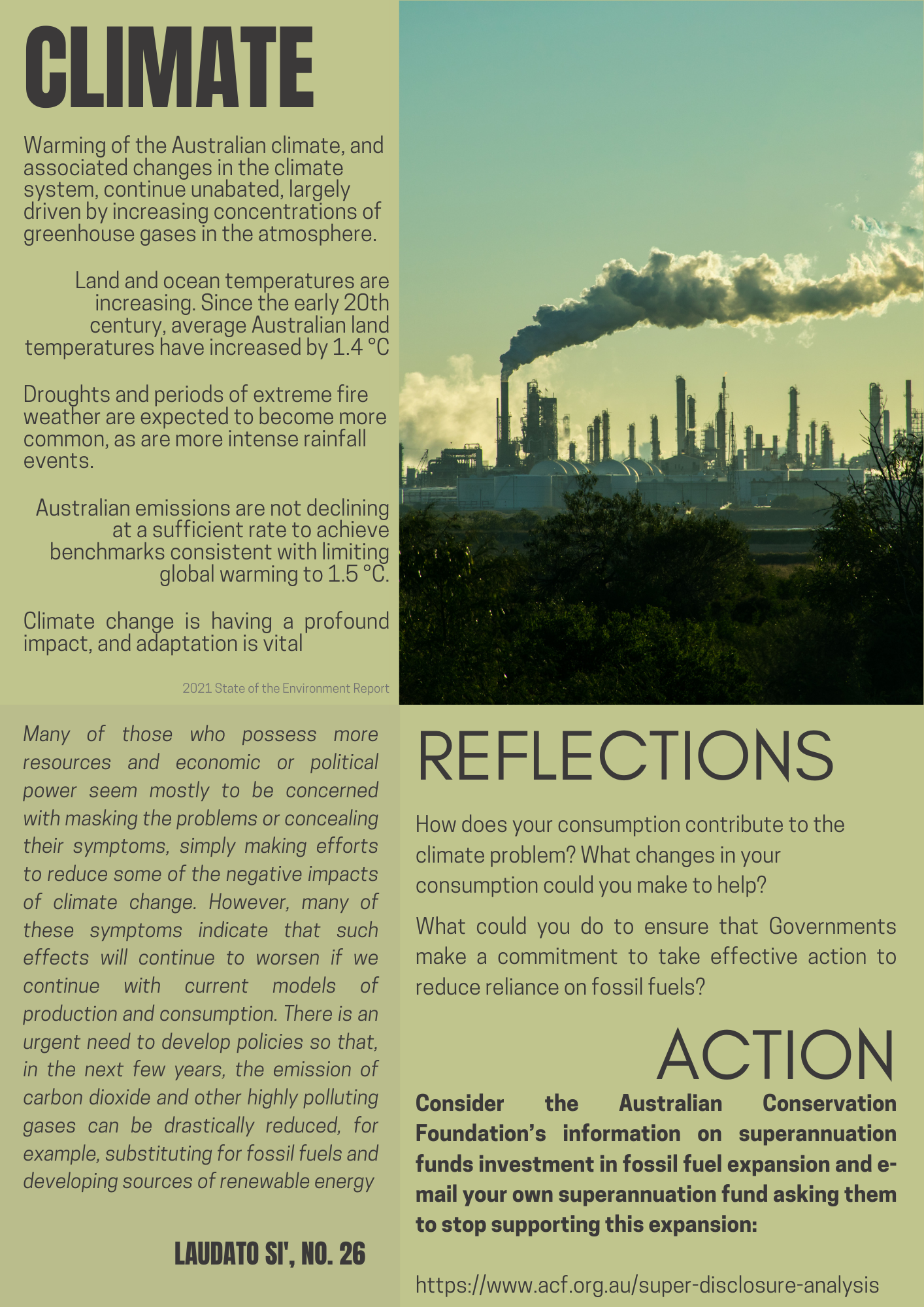 Climate Action Sheet