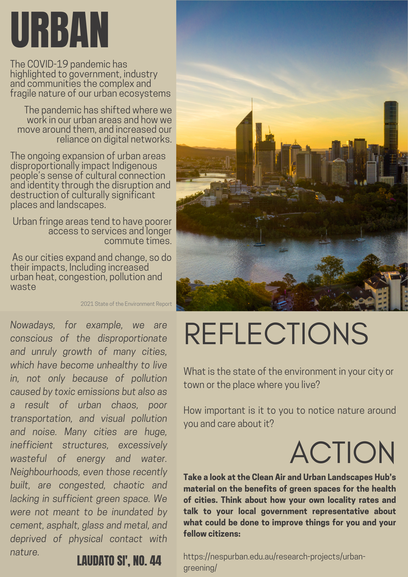 Urban Action Sheet